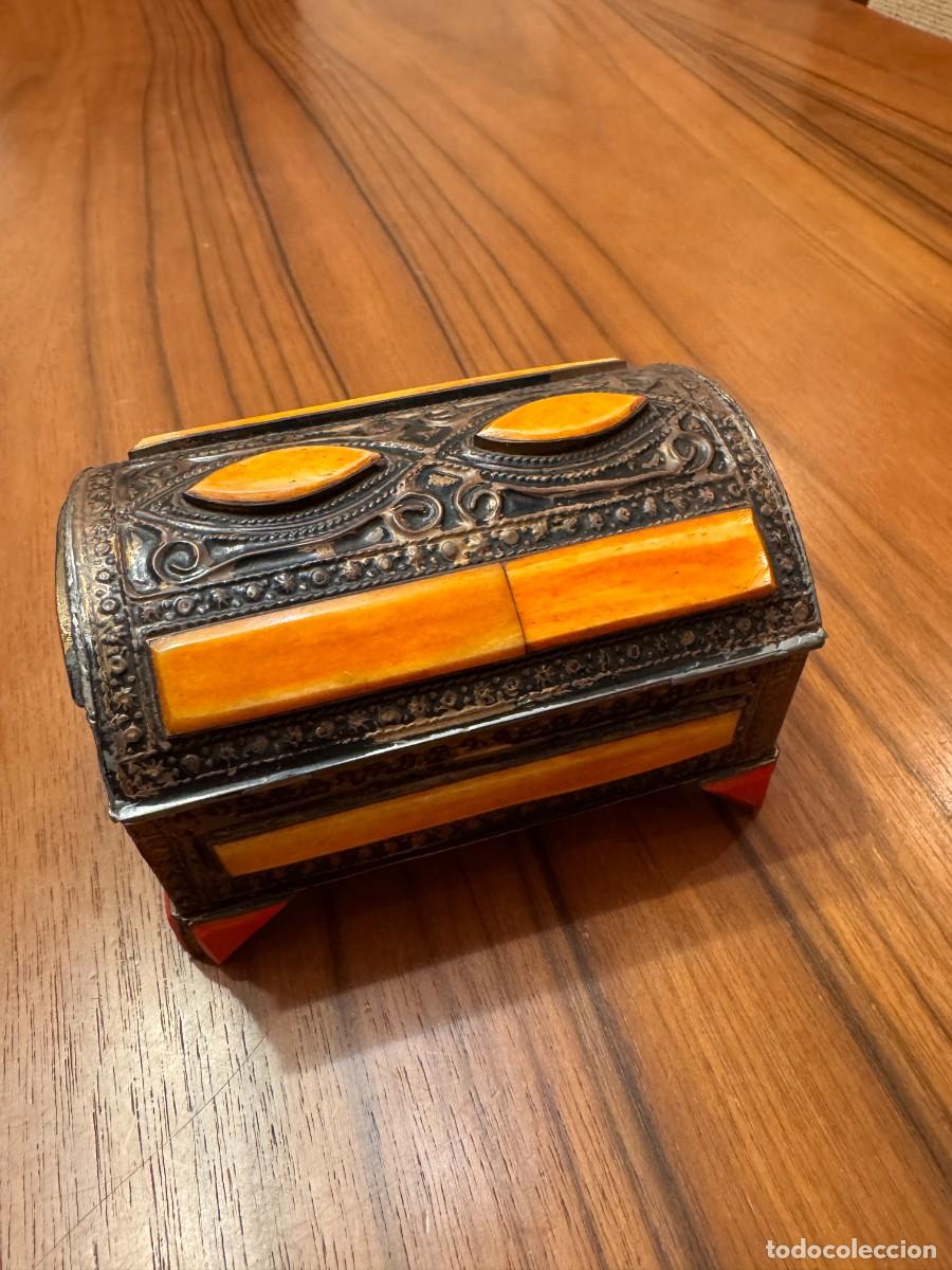 Cajas y cajitas met&aacute;licas: Caja joyero estilo arabe - Foto 1