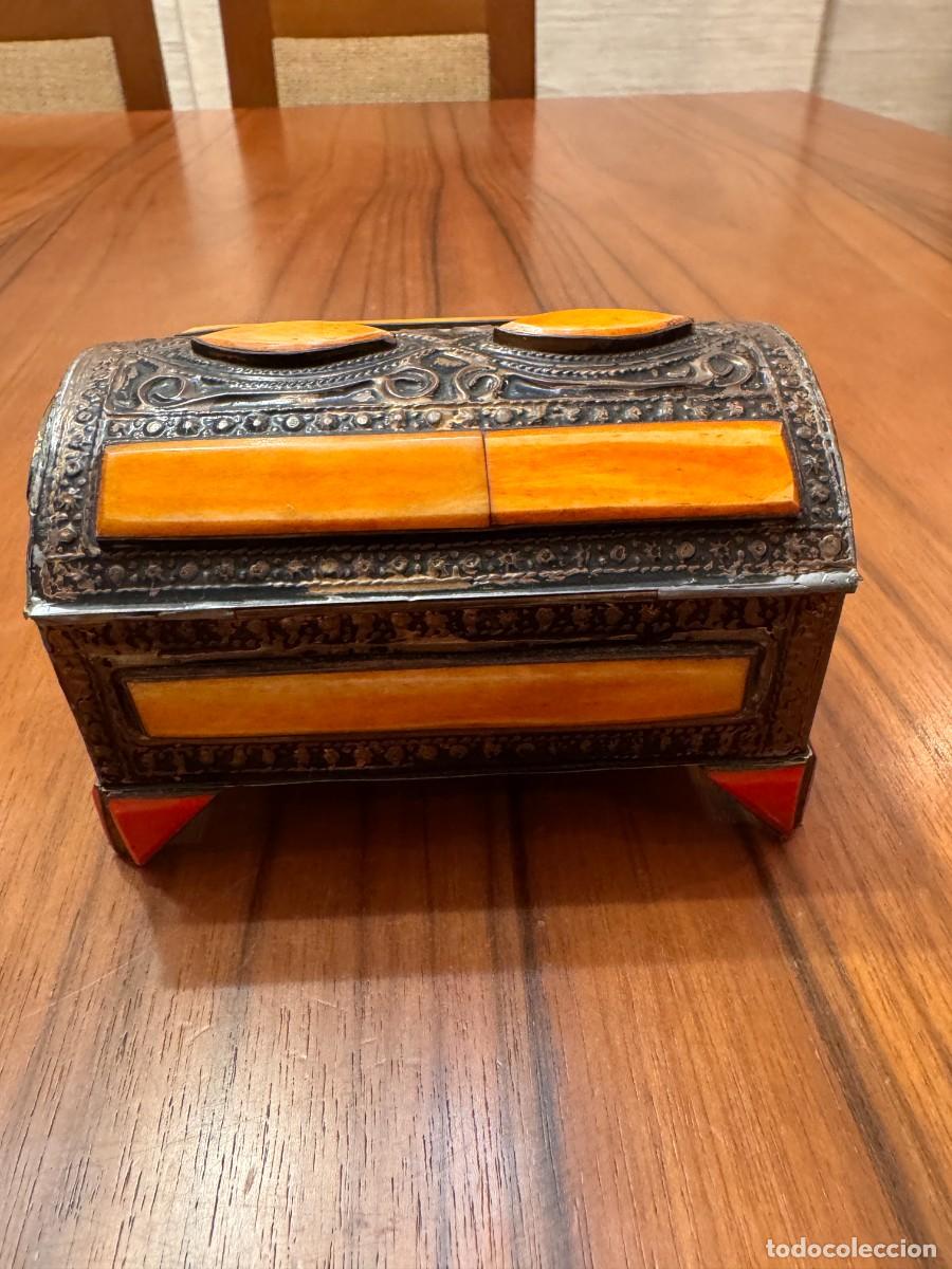 Cajas y cajitas met&aacute;licas: Caja joyero estilo arabe - Foto 2