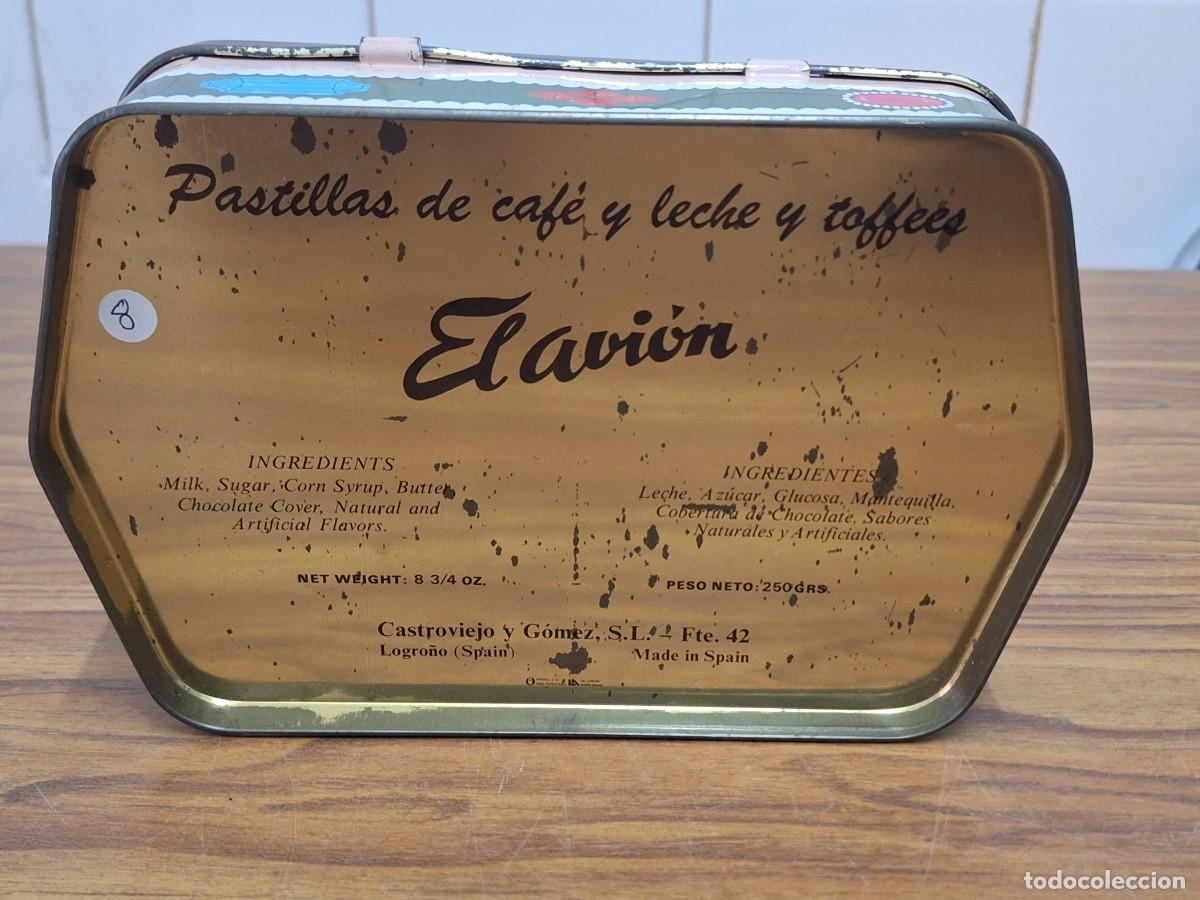 Cajas y cajitas met&aacute;licas: LATA CAFE-TOFFE EL ABION. LOGRO&Ntilde;O - Foto 2