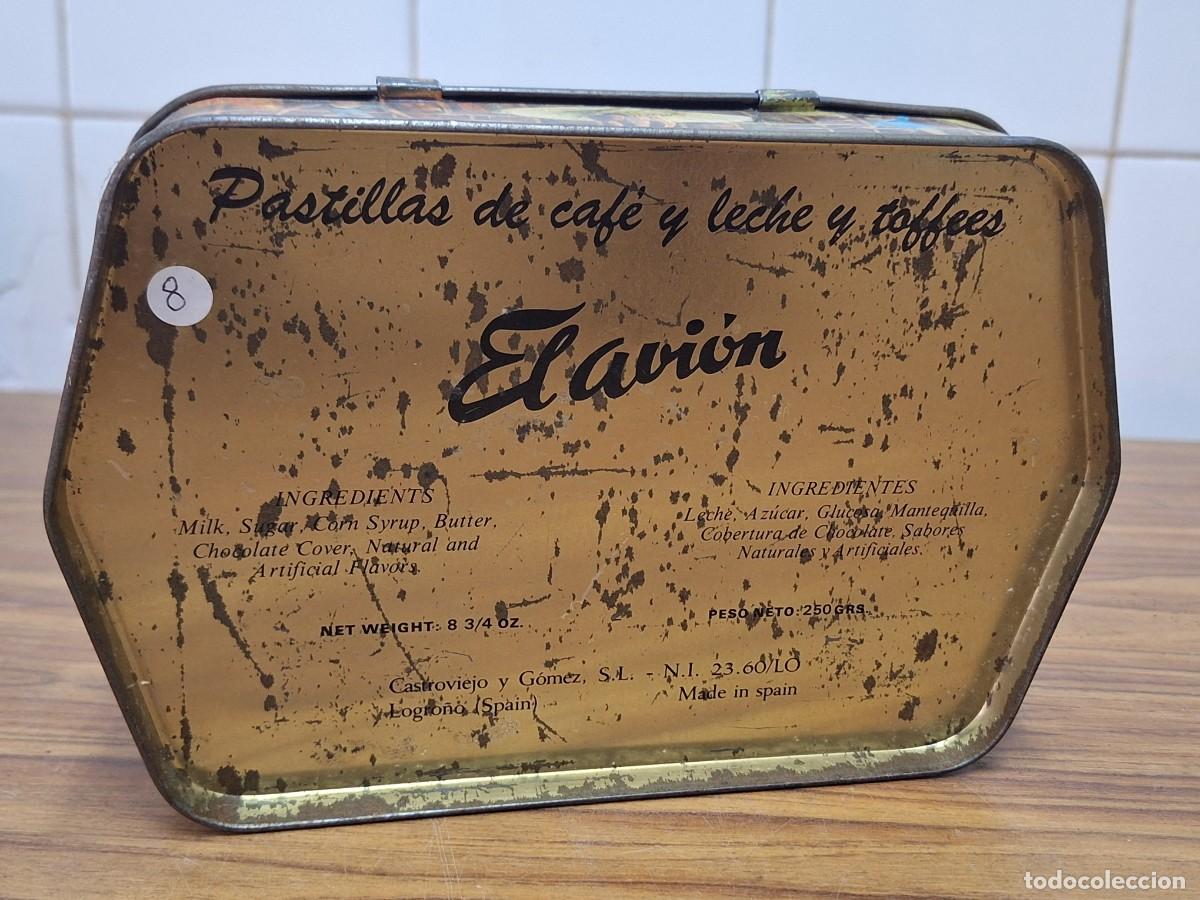 Cajas y cajitas met&aacute;licas: LATA CHAPA EL AVION. LOGRO&Ntilde;O - Foto 2