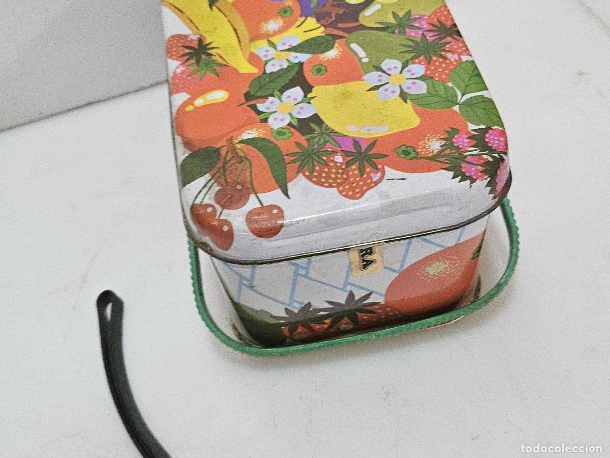 Cajas y cajitas met&aacute;licas: caja lata cesto vintage - Foto 3