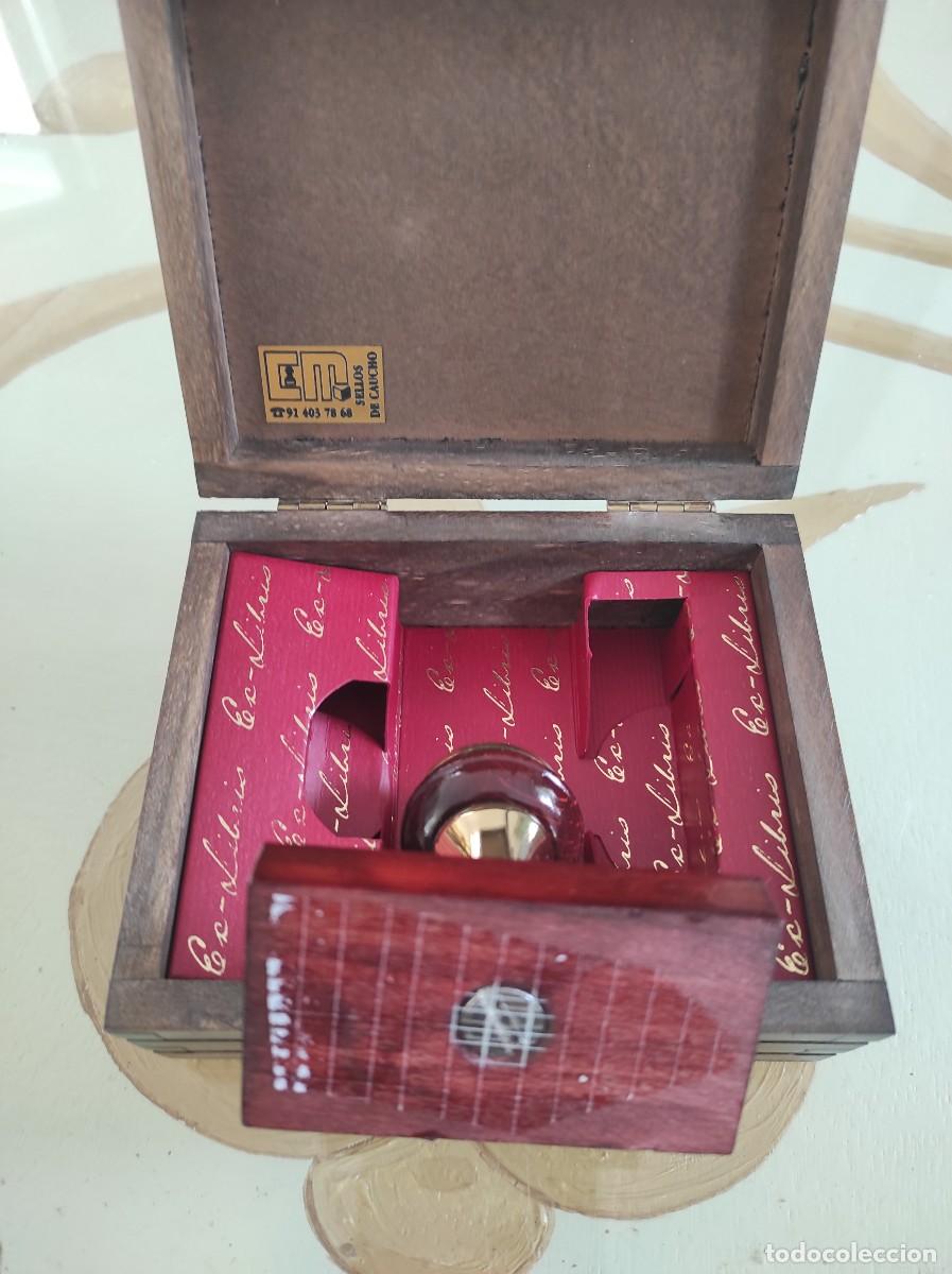 Cajas y cajitas met&aacute;licas: Caja de madera con tamp&oacute;n - Foto 4