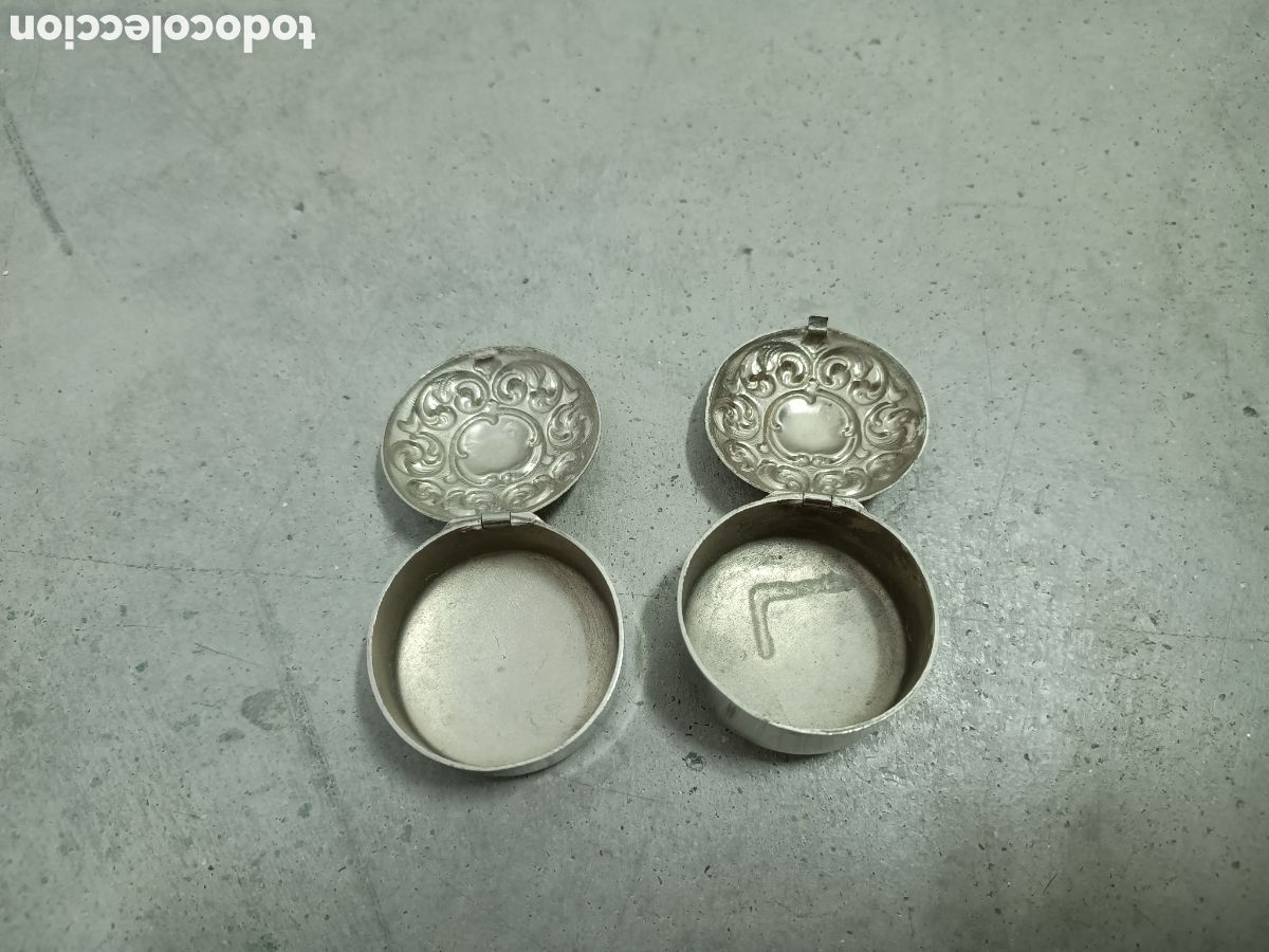 Cajas y cajitas met&aacute;licas: DOS CAJITAS PLATEADAS - Foto 2