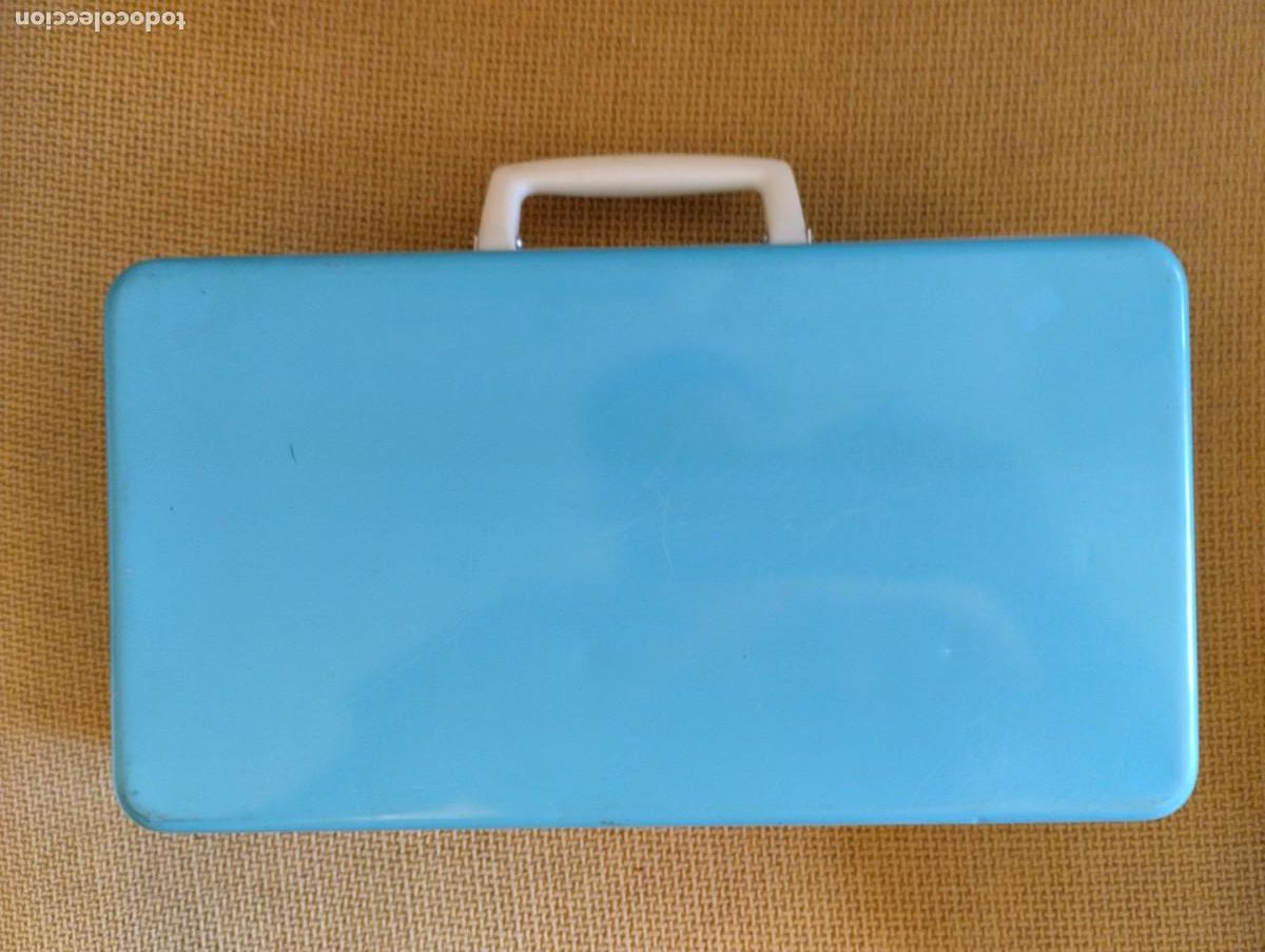 Cajas y cajitas met&aacute;licas: Malet&iacute;n lata antiguo Perona - Foto 3