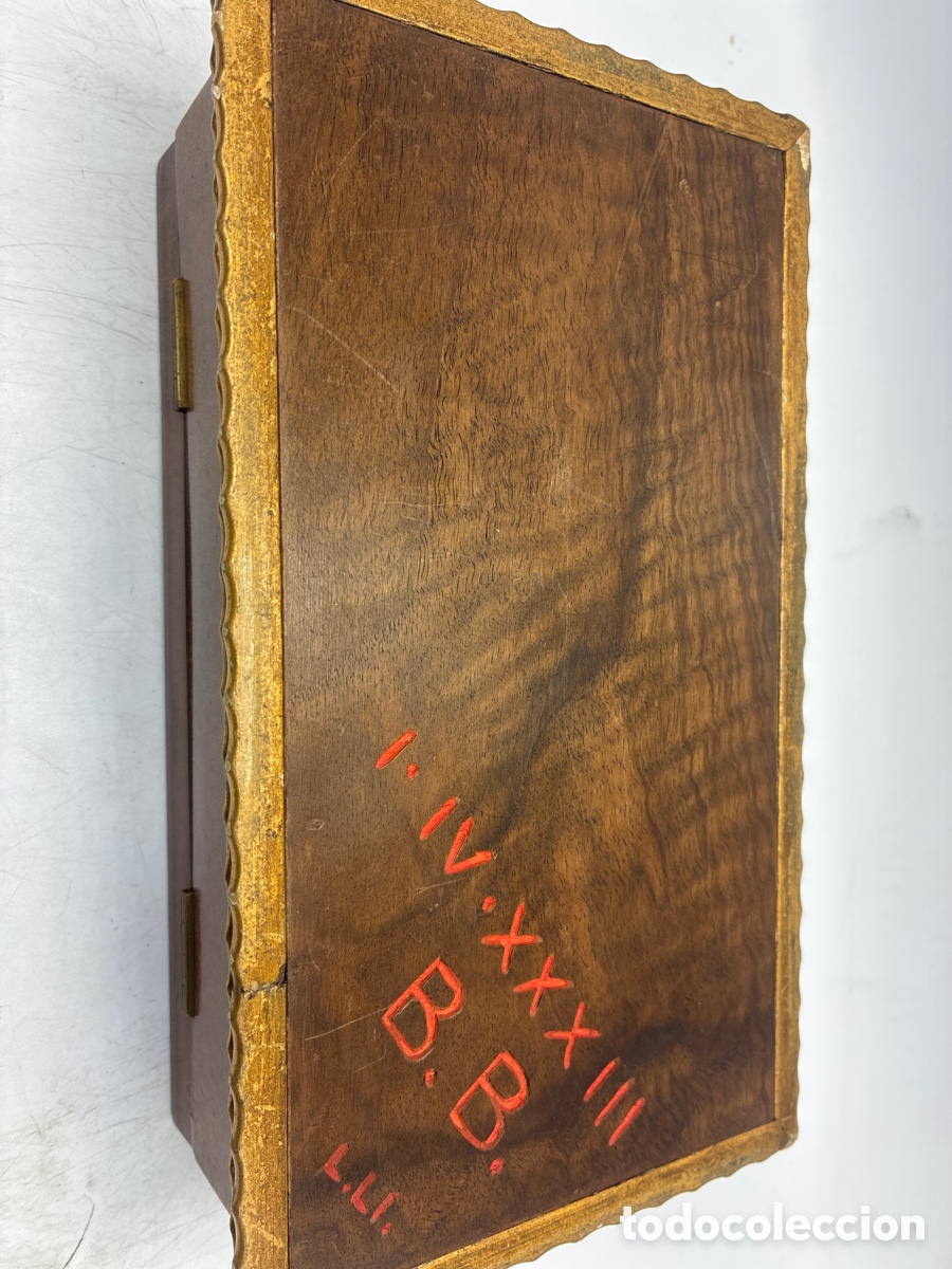 Cajas y cajitas met&aacute;licas: Caja Joyero de Madera. - Foto 5