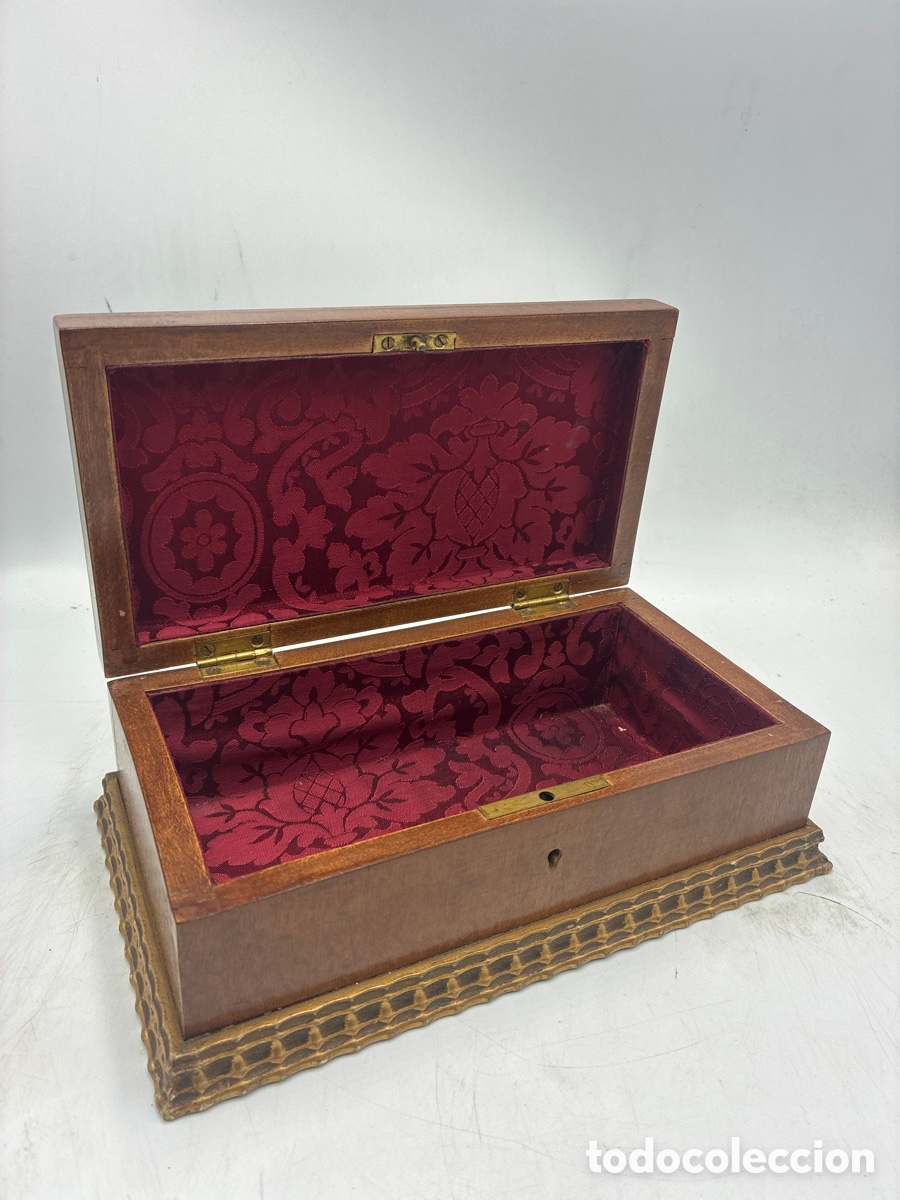 Cajas y cajitas met&aacute;licas: Caja Joyero de Madera. - Foto 2