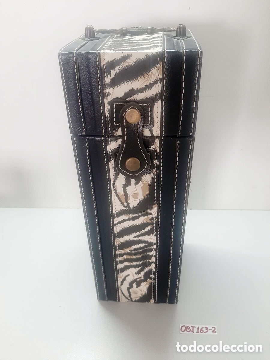 Cajas y cajitas met&aacute;licas: Caja botellera vintage - Foto 1