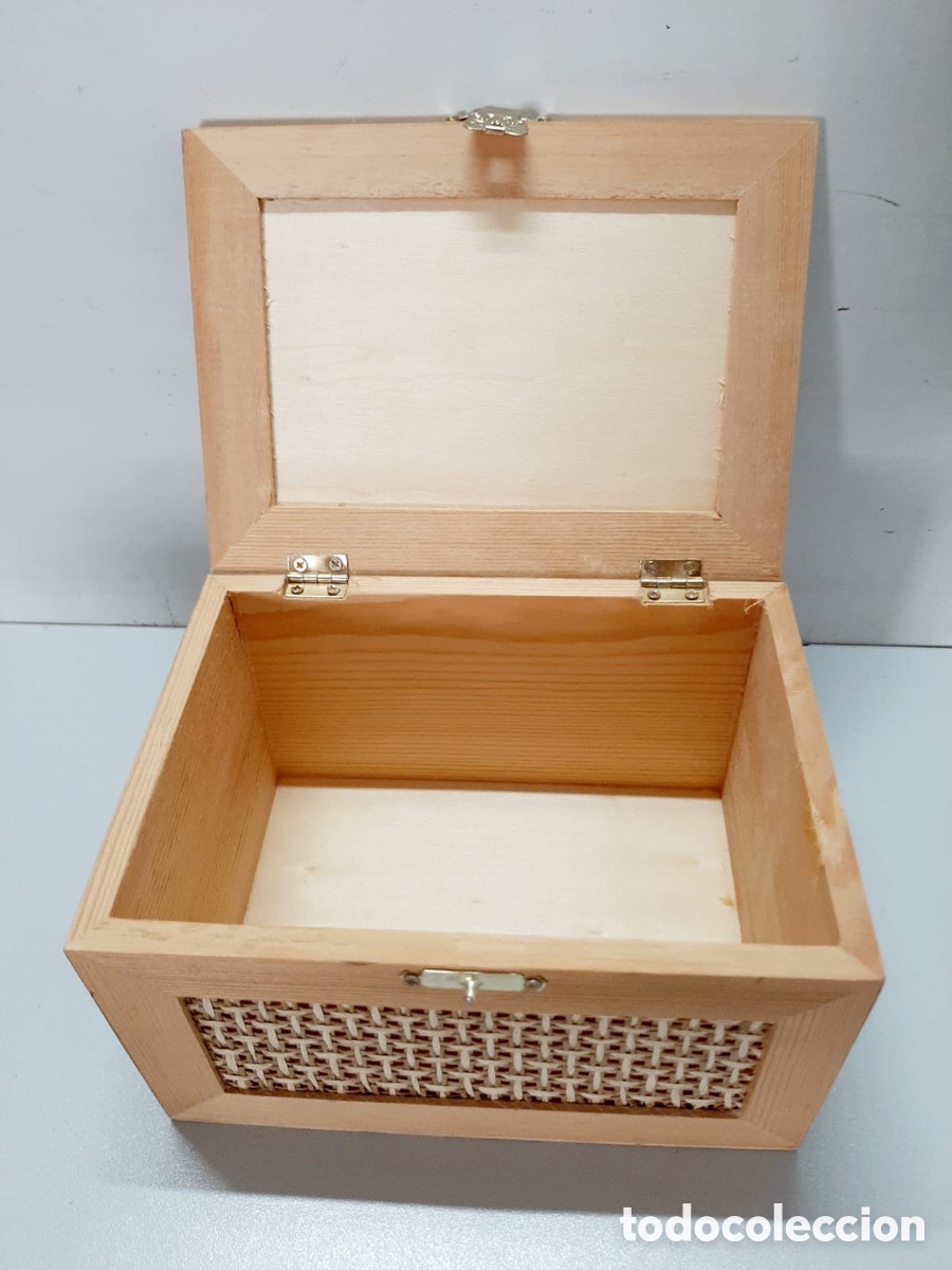 Cajas y cajitas met&aacute;licas: Caja joyero de madera - Foto 2