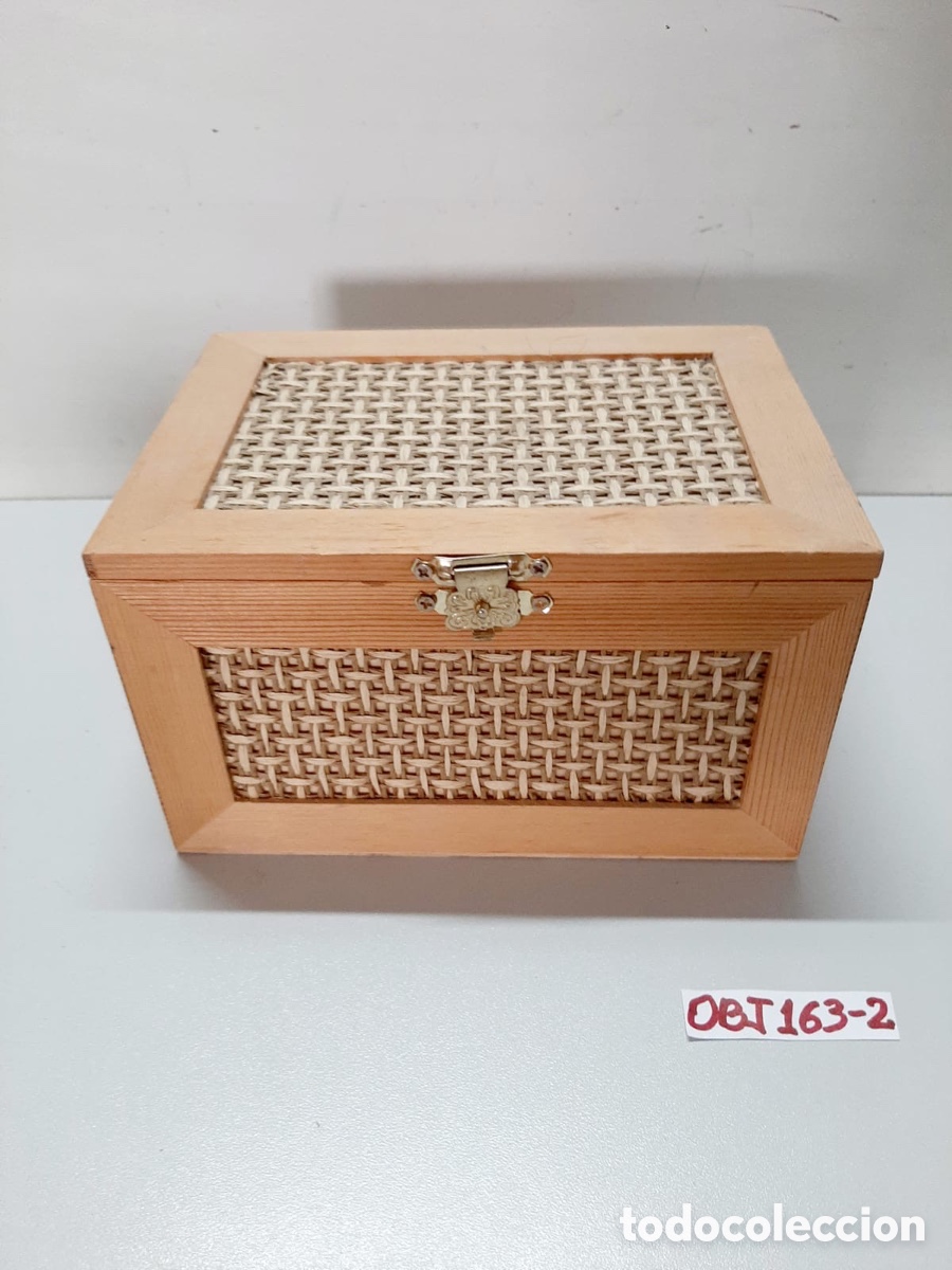 Cajas y cajitas met&aacute;licas: Caja joyero de madera - Foto 1