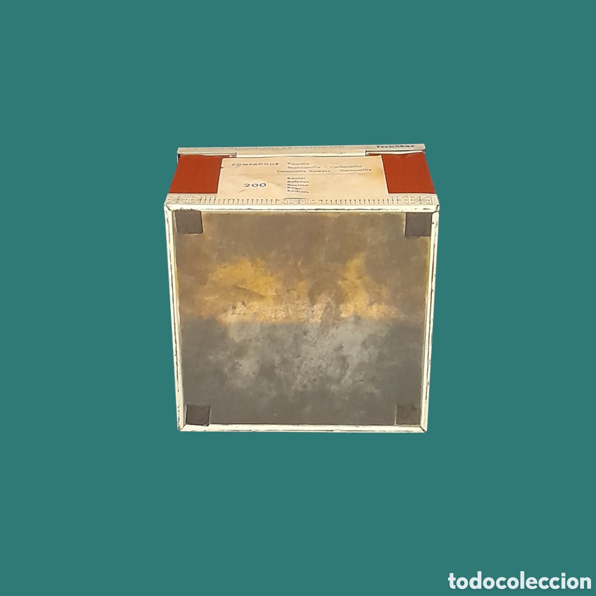 Cajas y cajitas met&aacute;licas: Lata serigrafiada vintage. - Foto 4