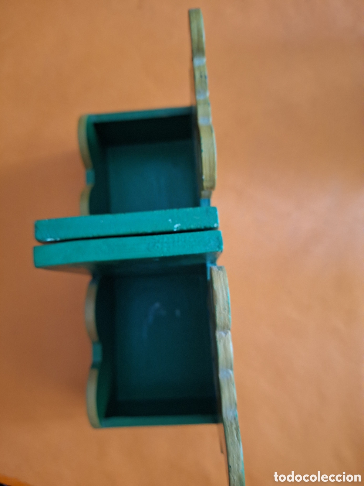 Cajas y cajitas met&aacute;licas: SUJETALIBROS OSITOS DE MADERA - Foto 5