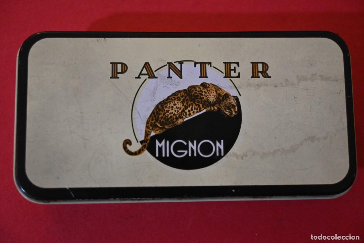 Boxes and metal boxes: CAJA METALICA PANTER MIGNON VENTE EN FRANCE CON TODOS LOS PUROS Y DOS SELLOS DENTRO