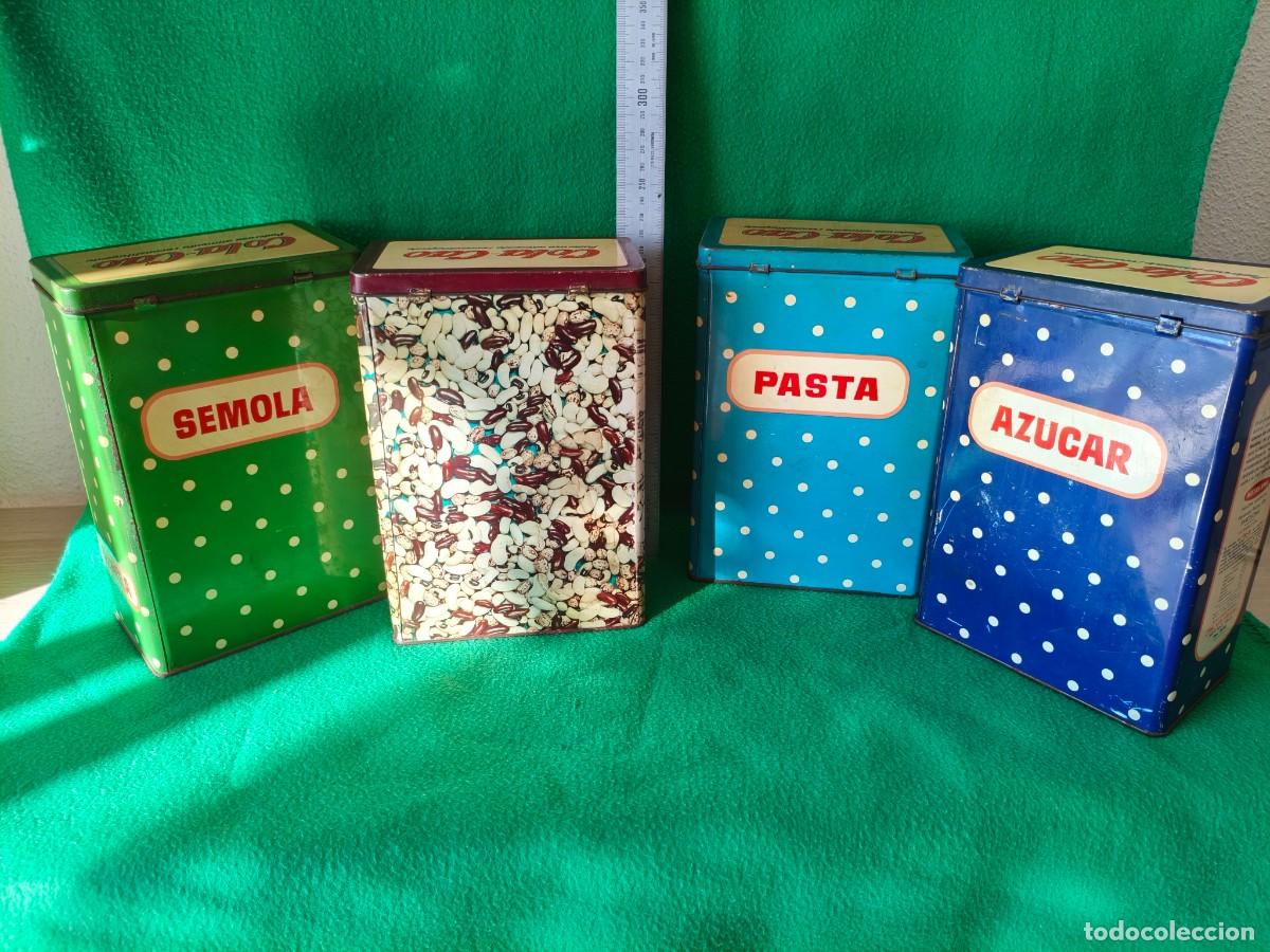 Cajas y cajitas met&aacute;licas: CUATRO LATAS DE COLACAO SERIGRAFIADAS. - Foto 5
