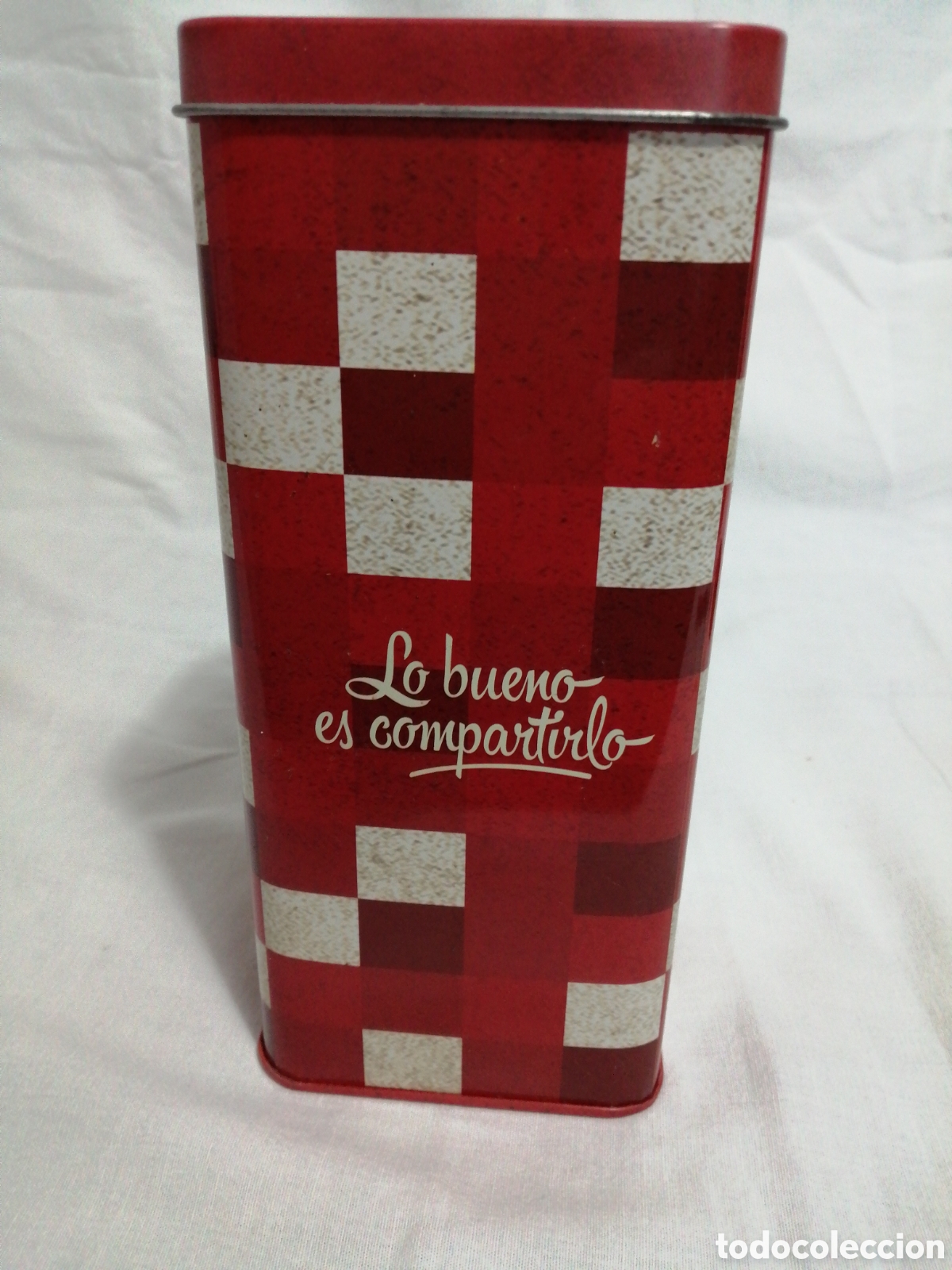Cajas y cajitas met&aacute;licas: Lata de galletas Cuetara - Foto 3