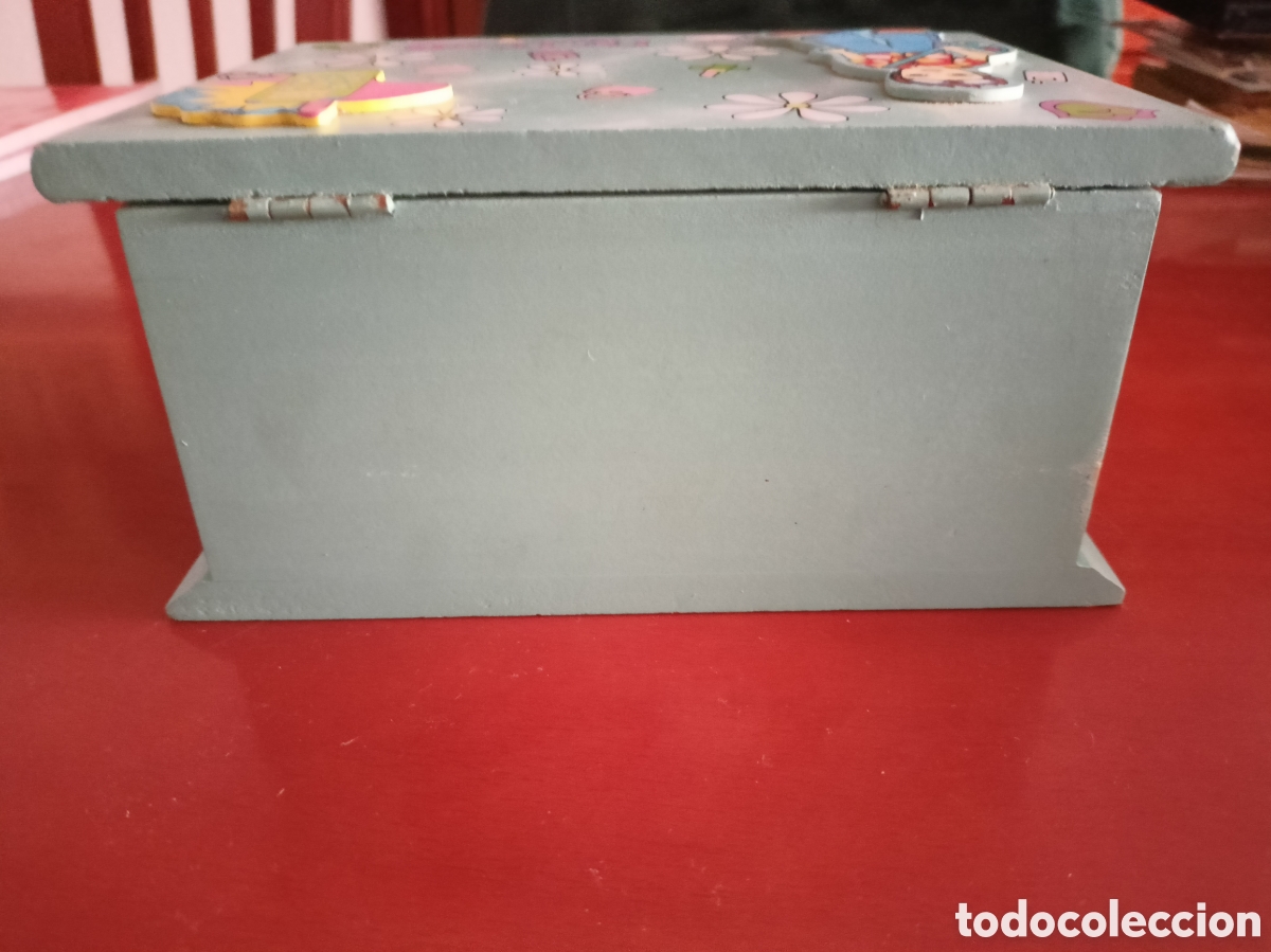 Cajas y cajitas met&aacute;licas: Caja madera decorada Friend. Nuevo - Foto 4
