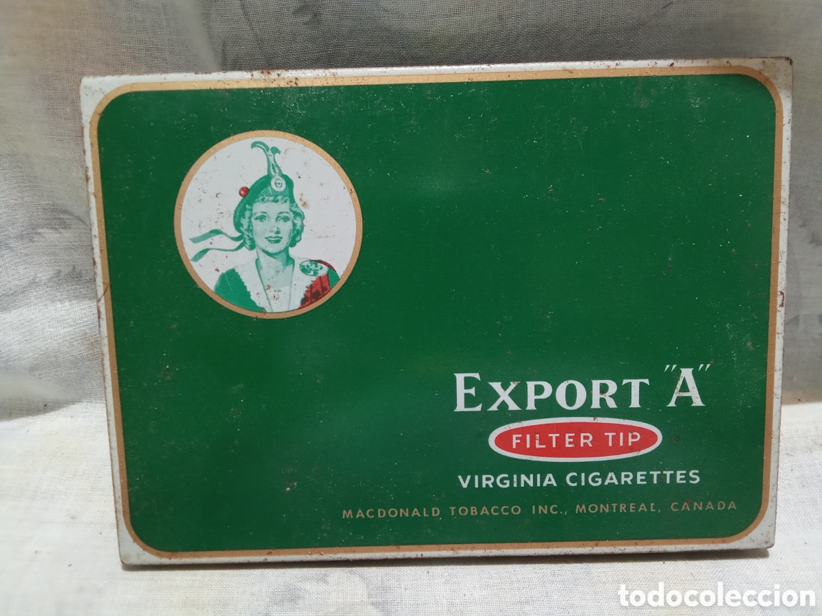 Cajas y cajitas met&aacute;licas: CAJA MET&Aacute;LICA DE CIGARRILLOS VIRGINIA