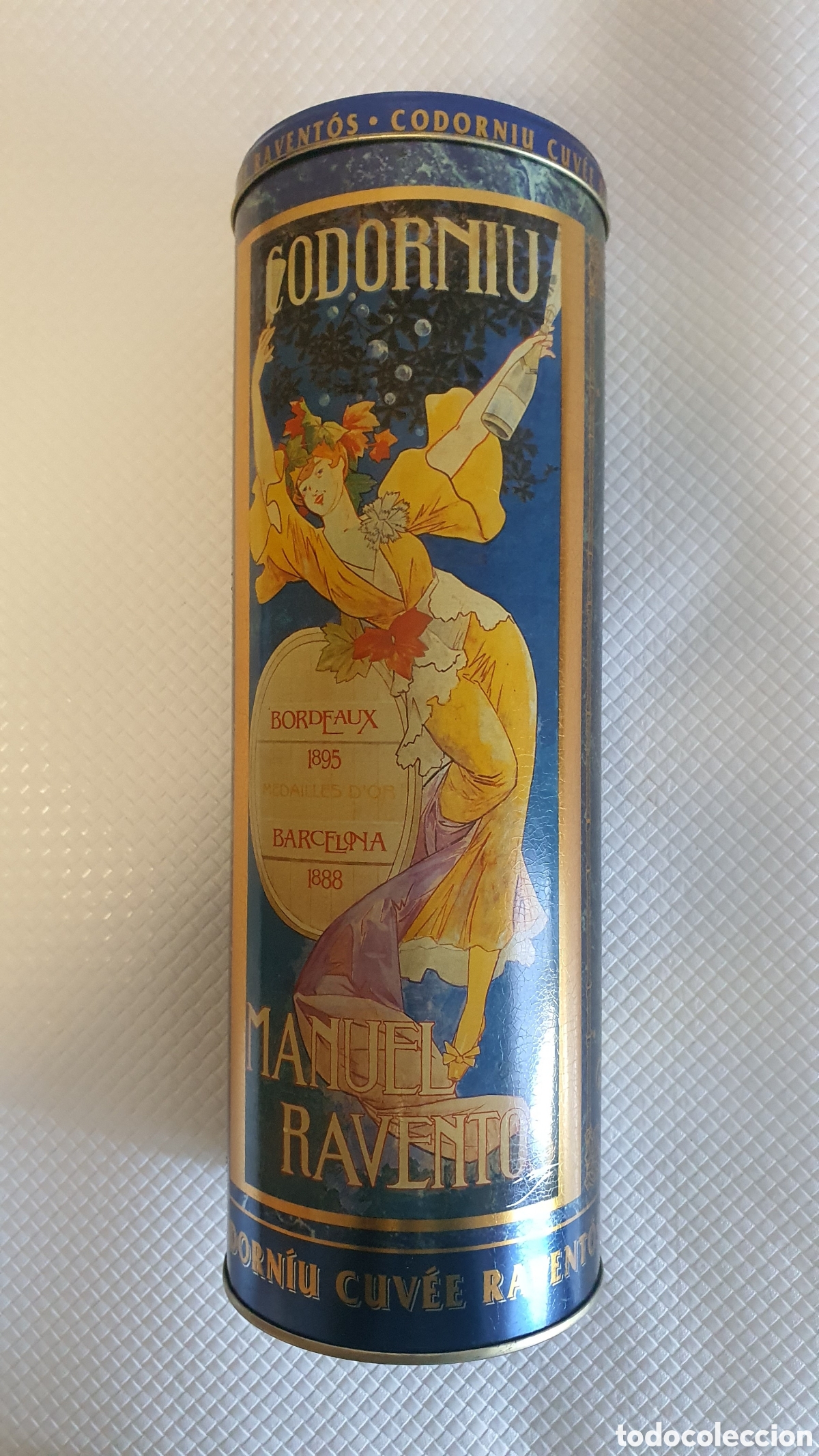 Cajas y cajitas met&aacute;licas: Lata de Codorniu Manuel Ravento - Foto 1