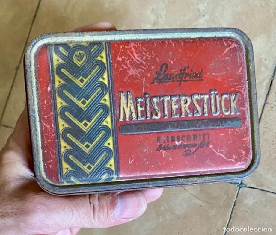 Blechdosen und Kisten: Lata antigua Meisterst&uuml;ck
