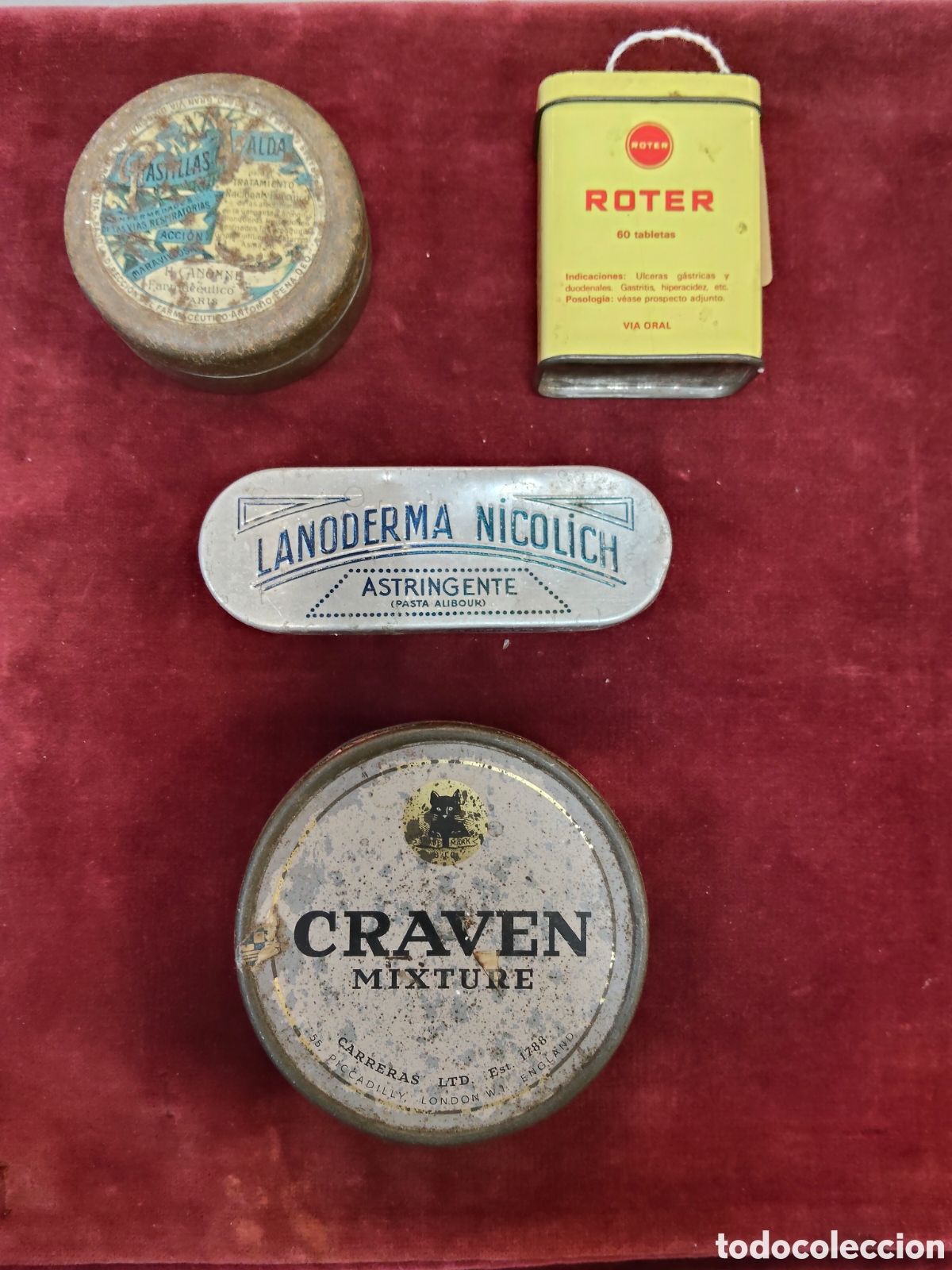 Cajas y cajitas met&aacute;licas: Colecci&oacute;n de latas antiguas - Foto 1