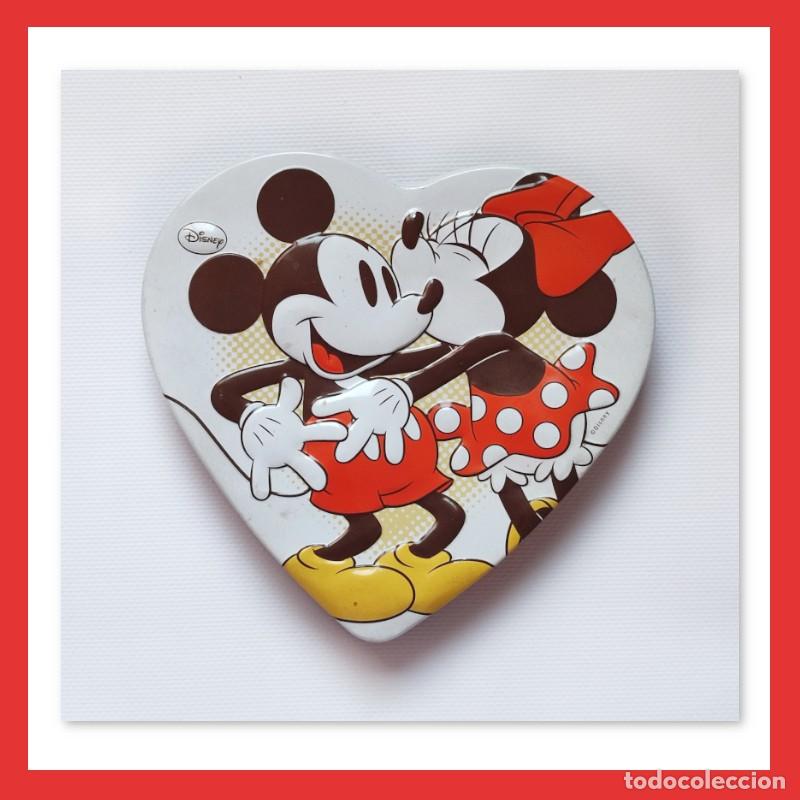 Blechdosen und Kisten: Lata coraz&oacute;n Disney &ndash; Mickey & Minnie Mouse (Pralin&eacute;s 2016, edici&oacute;n limitada)