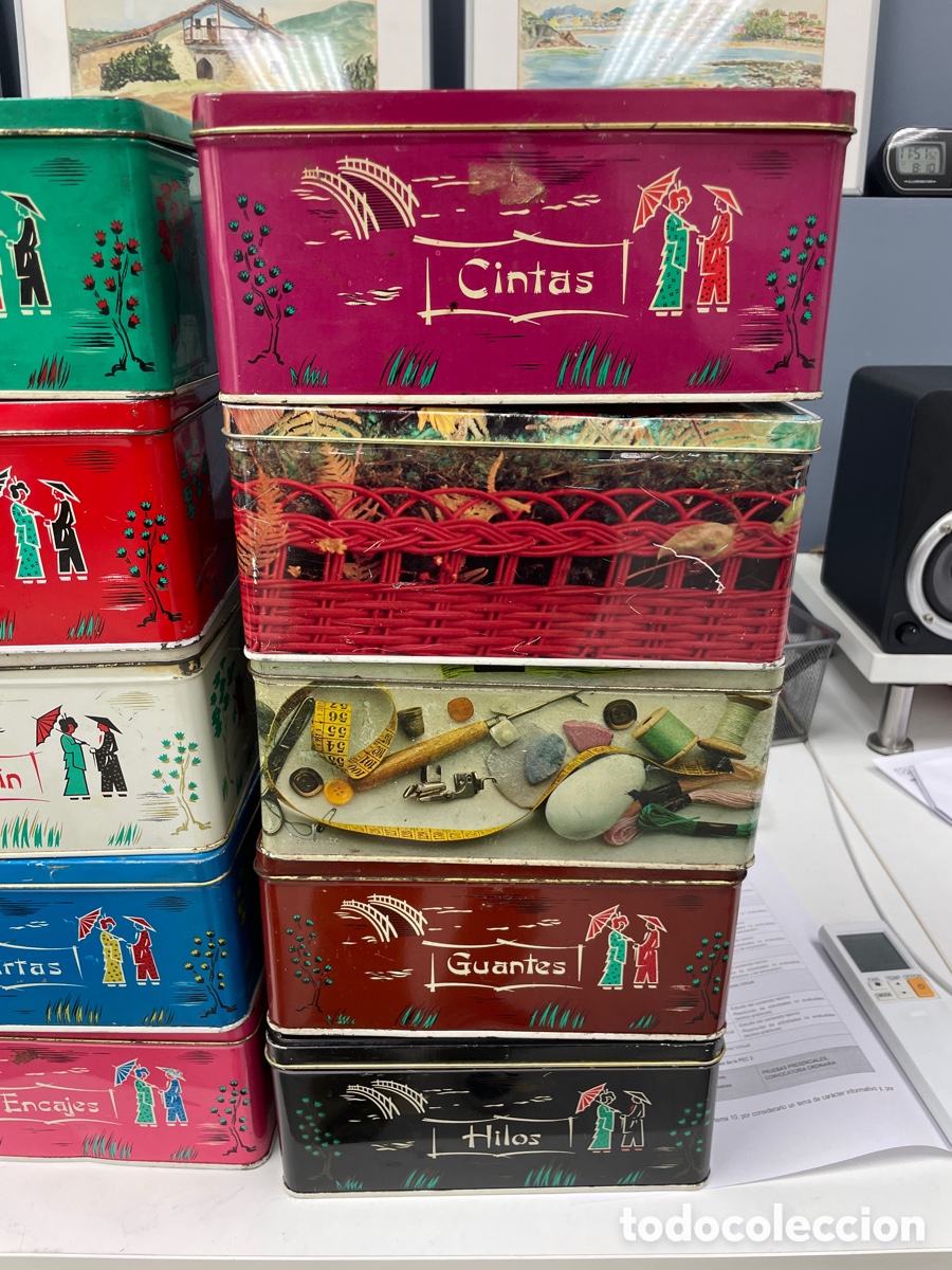 Cajas y cajitas met&aacute;licas: Latas ColaCao 8 variadas - Foto 4