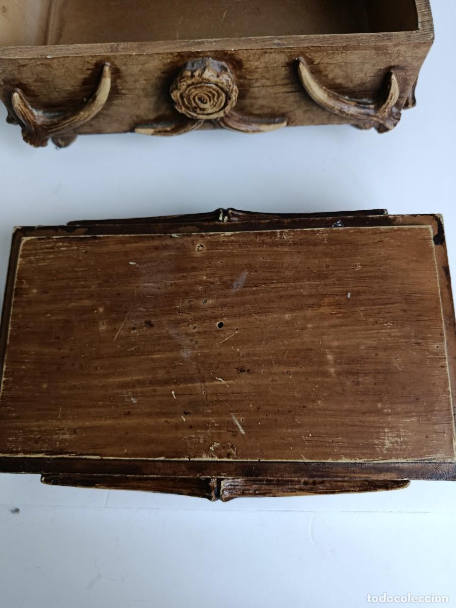 Cajas y cajitas met&aacute;licas: CAJA DECORADA CON ASTAS. 1900 GRAMOS - Foto 7