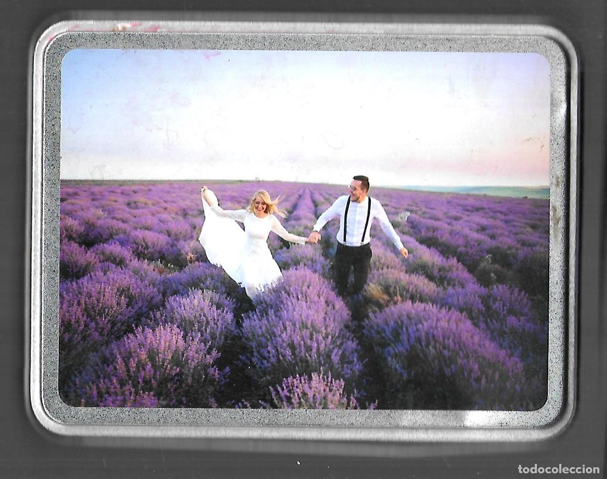 Caixas e caixinhas met&aacute;licas: CAJA METALICA DE CHAPA CON TAPA DECORADA CON UNA PAREJA EN EL CAMPO
