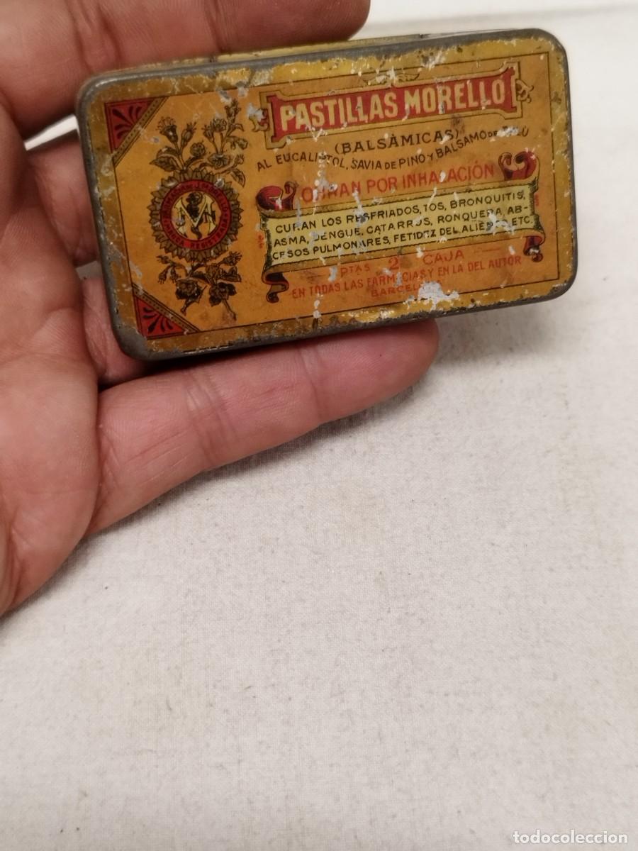 Casse e cassette metalliche: Antigua caja met&aacute;lica pastillas Morello, bals&aacute;micas, farmacia.