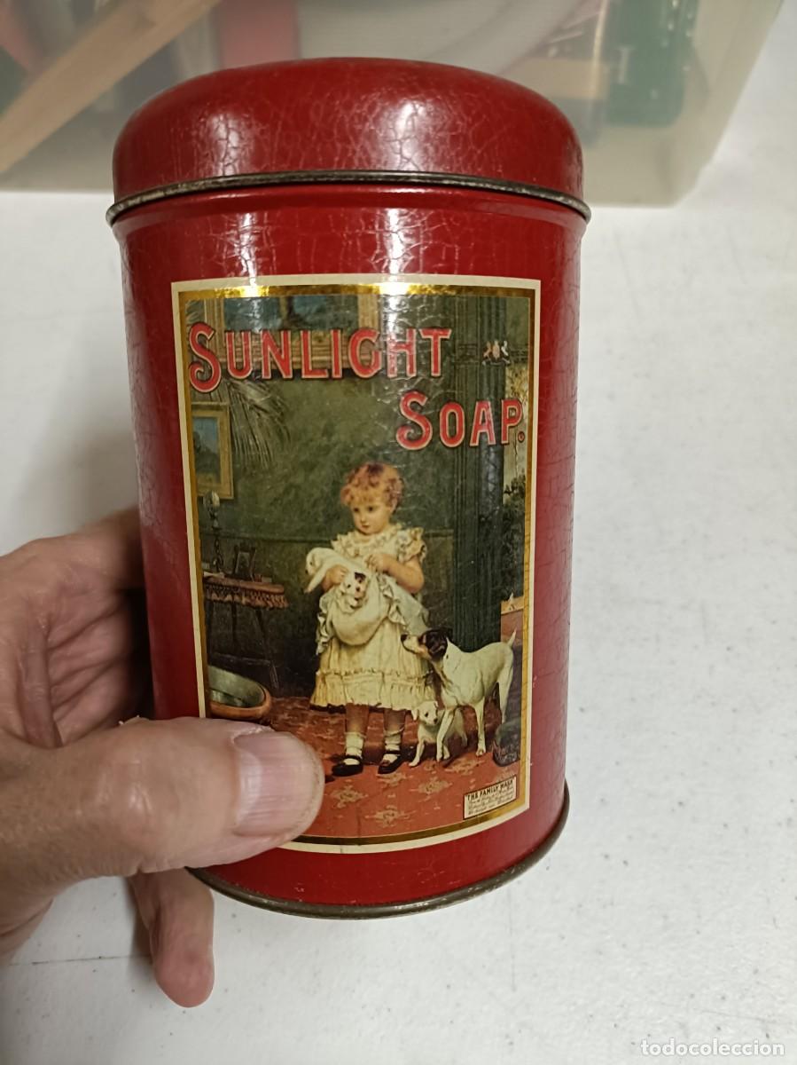 Cajas y cajitas met&aacute;licas: Bote curioso antiguo - Foto 5