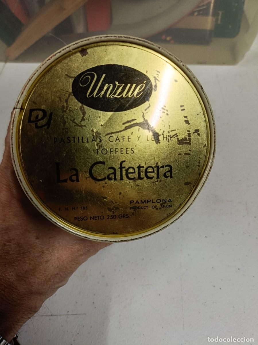 Cajas y cajitas met&aacute;licas: Bote antiguo la cafetera Pamplona perros - Foto 1