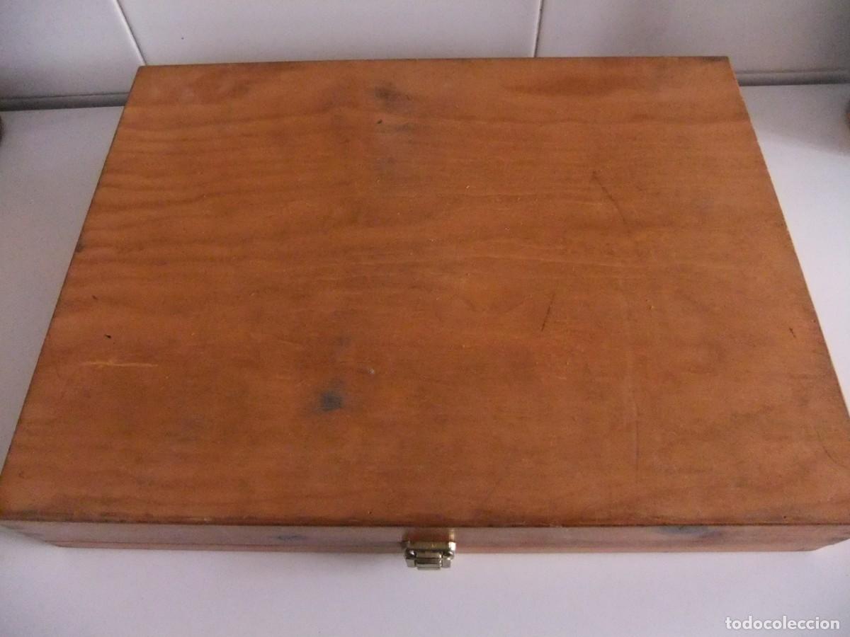Cajas y cajitas met&aacute;licas: caja de madera con colas de milano - Foto 6
