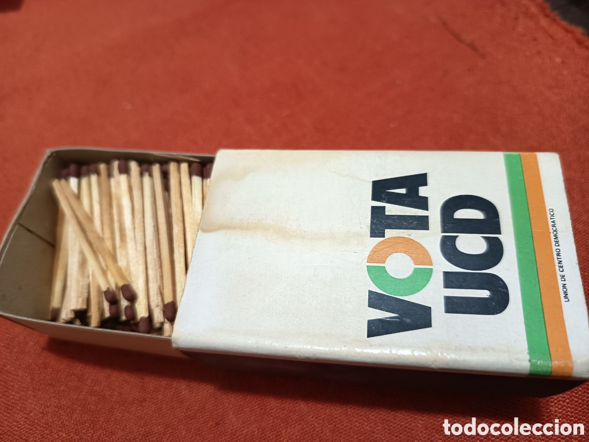 Cajas y cajitas met&aacute;licas: Cerillas Union Centro Democr&aacute;tico UCD - Foto 3