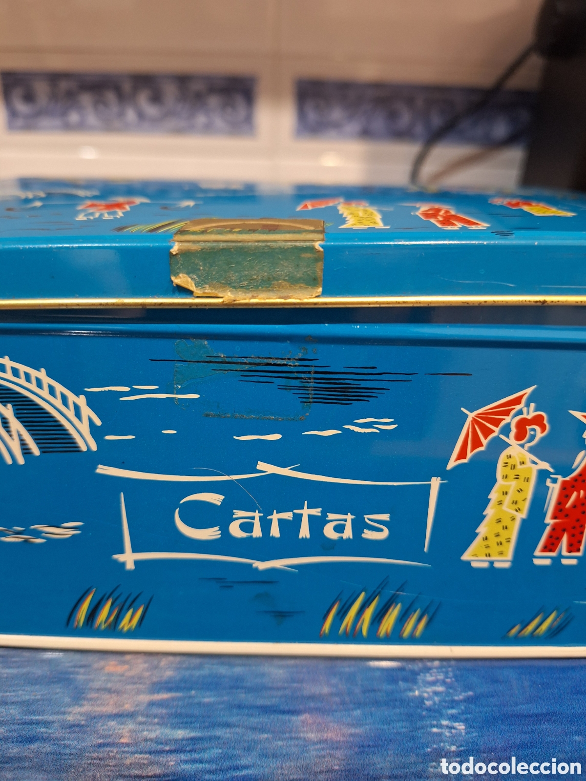 Cajas y cajitas met&aacute;licas: Lata de cola cao &rdquo;latas&rdquo; - Foto 4