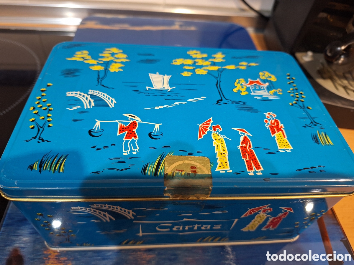 Cajas y cajitas met&aacute;licas: Lata de cola cao &rdquo;latas&rdquo; - Foto 1