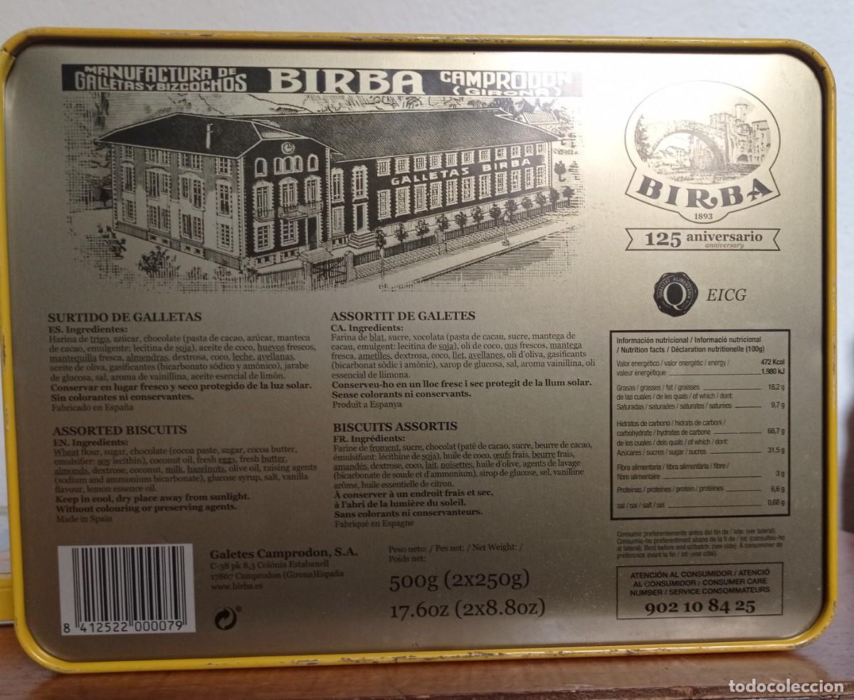 Cajas y cajitas met&aacute;licas: CAJA DE GALLETAS BIRBA - Foto 3