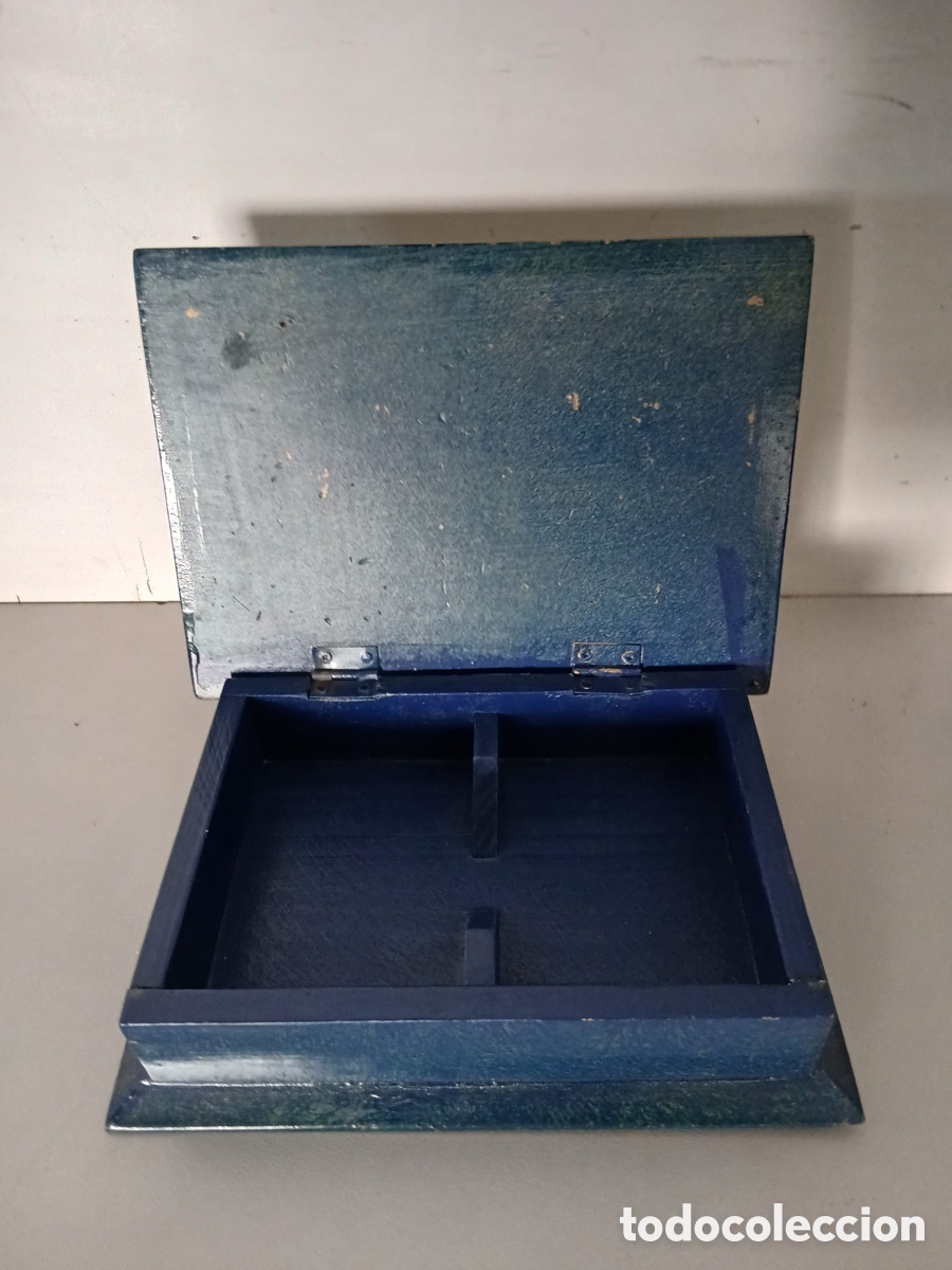 Cajas y cajitas met&aacute;licas: Caja de madera lacada - Foto 2
