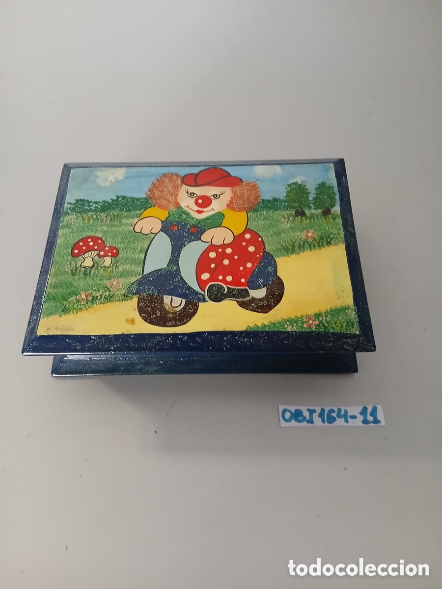 Cajas y cajitas met&aacute;licas: Caja de madera lacada - Foto 1