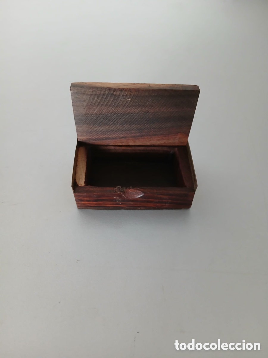 Cajas y cajitas met&aacute;licas: Caja de madera de baratijas - Foto 2