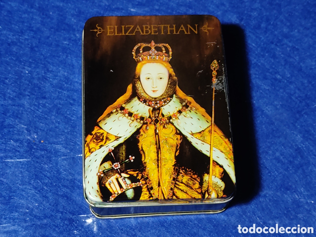 Cajas y cajitas met&aacute;licas: Caja vac&iacute;a de jab&oacute;n de lujo Elizabethan.