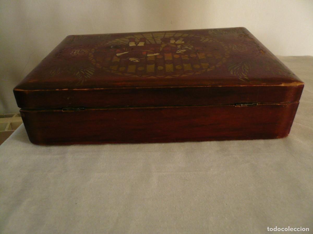 Cajas y cajitas met&aacute;licas: CAJA DE MADERA. &Eacute;POCA DE LA SEGUNDA REP&Uacute;BLICA - Foto 11