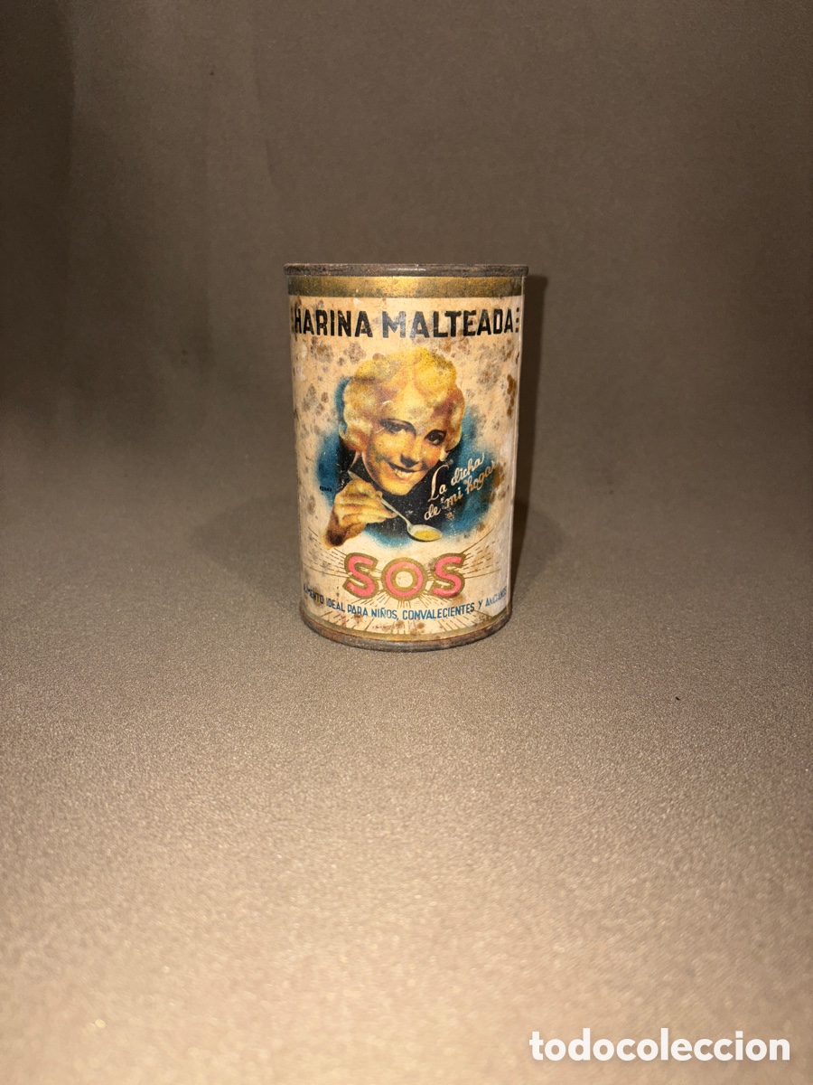 Cajas y cajitas met&aacute;licas: SOS HARINA MALTEADA. HIJOS DE J. SOS BORR&Aacute;S ALGEMES&Iacute; VALENCIA*VER FOTOS*
