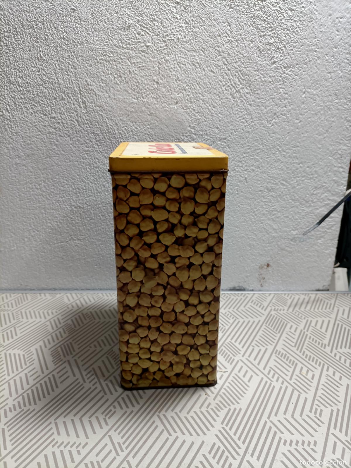 Cajas y cajitas met&aacute;licas: Antigua lata de cola cao - Foto 3