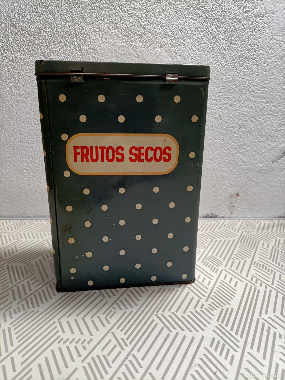 Cajas y cajitas met&aacute;licas: Antigua lata de cola cao - Foto 3