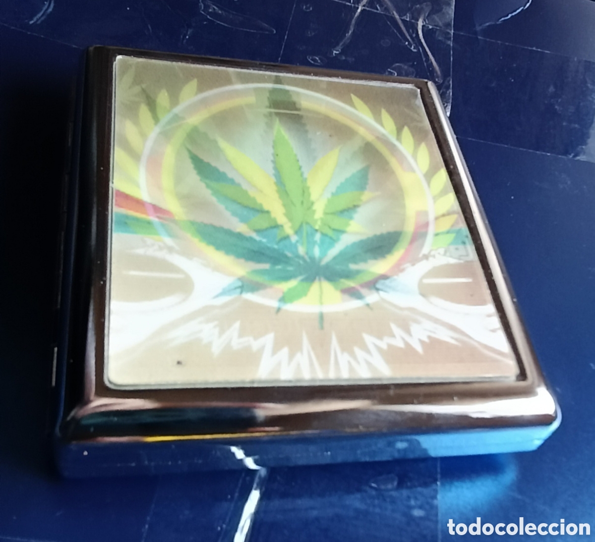 Cajas y cajitas met&aacute;licas: Pitillera en acero inoxidable - Foto 4