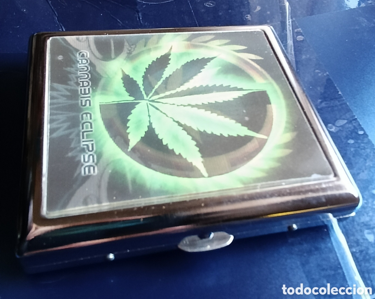 Cajas y cajitas met&aacute;licas: Pitillera en acero inoxidable - Foto 5