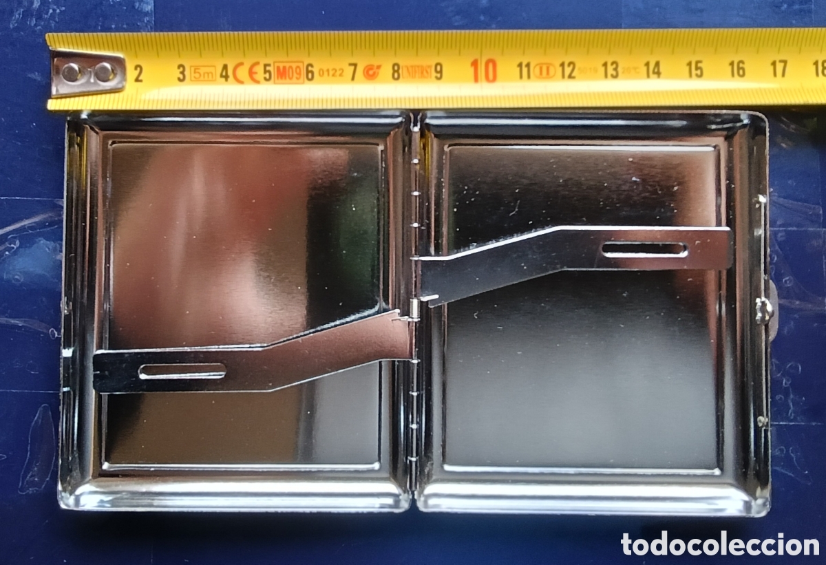 Cajas y cajitas met&aacute;licas: Pitillera en acero inoxidable - Foto 6
