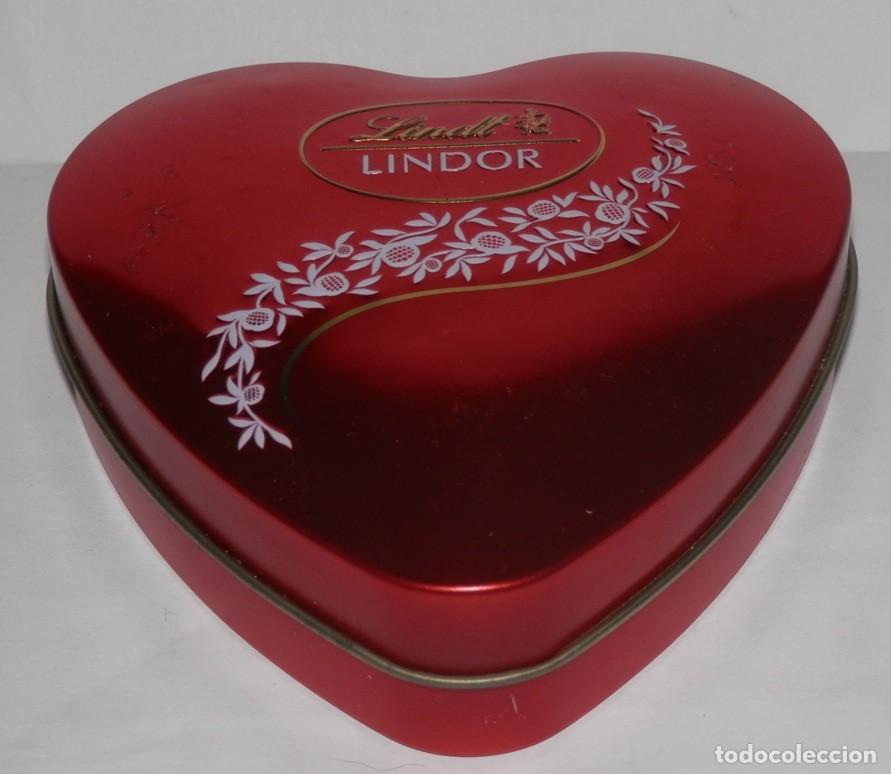 Cajas y cajitas met&aacute;licas: PEQUE&Ntilde;A CAJA DE LOS CHOCOLATES LINDOR - Foto 1