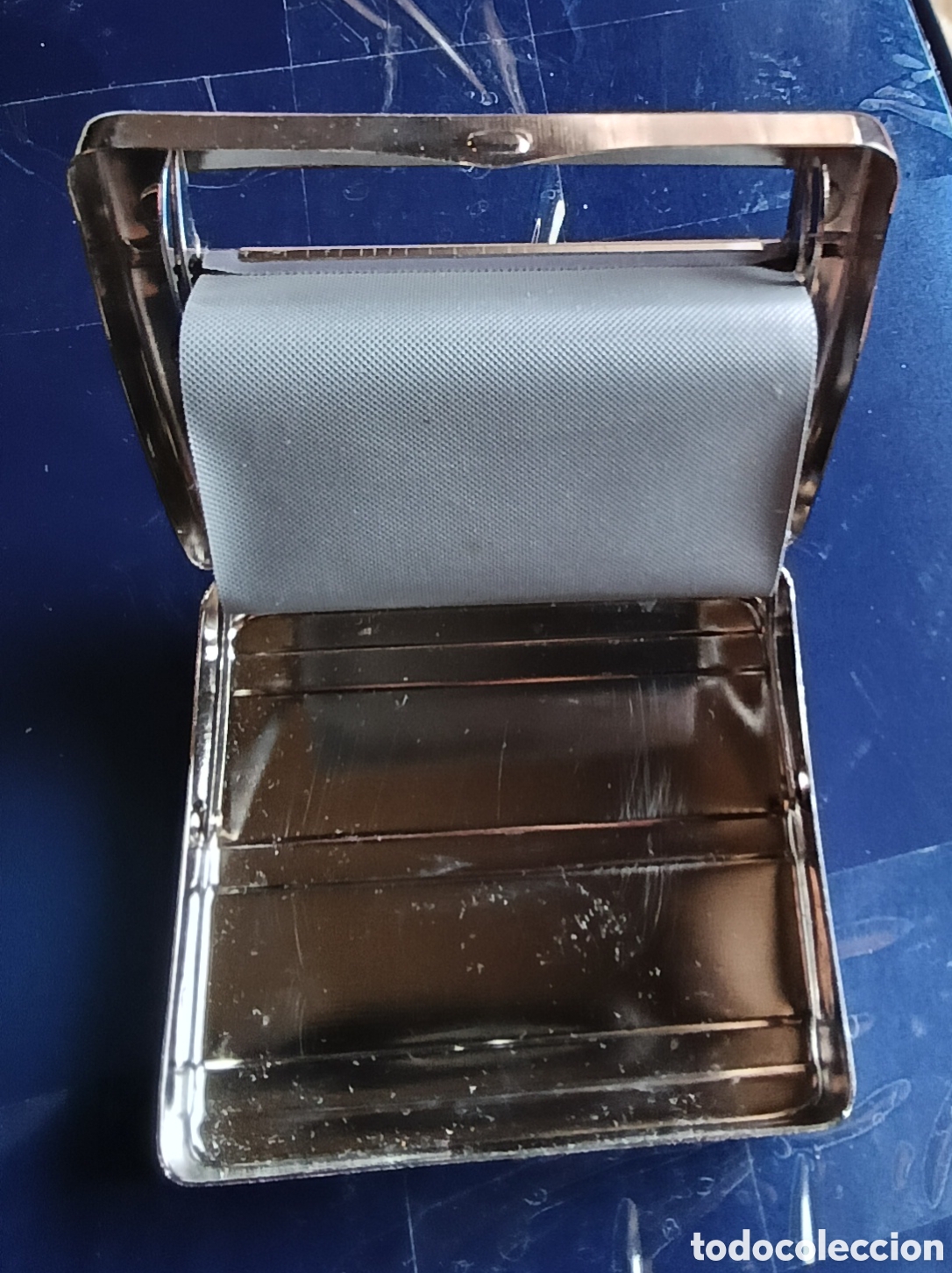 Cajas y cajitas met&aacute;licas: Pitillera con gragados en acero inoxidable - Foto 3