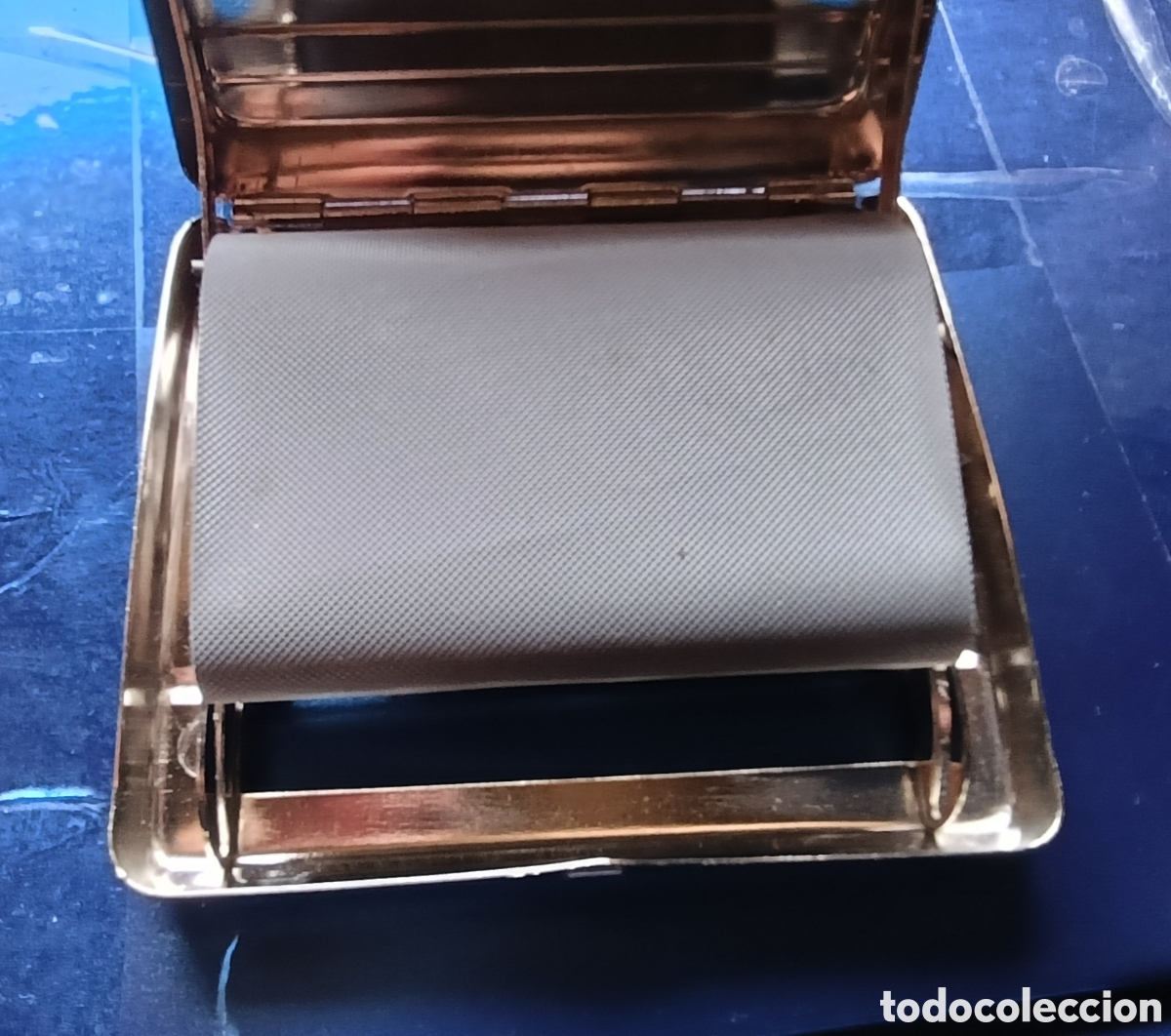 Cajas y cajitas met&aacute;licas: Pitillera con gragados en acero inoxidable - Foto 4