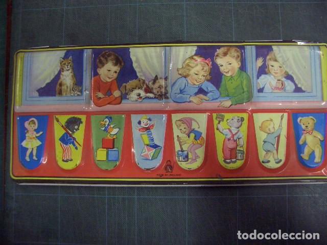 Boxes and metal boxes: CAJA DE ACUARELAS MET&Aacute;LICA LITOGRAFIADA. MADE IN ENGLAND